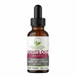 3000mg of Full-Spectrum CBD, 300mg of CBN, and 80mg of Delta-9 Lights Out Drops (Fruit Punch)